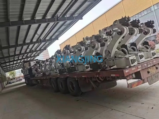 แขนกลหุ่นยนต์ IRB4600 6 แกน แขนกล ABB มือสองสำหรับหยิบและวาง