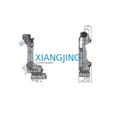 แขนหุ่นยนต์ Yaskawa 6 แกนพร้อมน้ำหนักบรรทุกกริปเปอร์สำหรับหุ่นยนต์อุตสาหกรรม 180 กก.