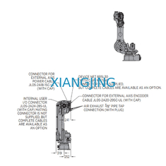 หุ่นยนต์ Yaskawa ที่ใช้ในอุตสาหกรรมพร้อมแขนหุ่นยนต์ 6 แกนน้ำหนักบรรทุก 88 กก. หุ่นยนต์เชื่อม