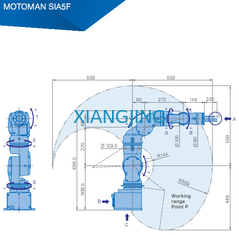 7 แกนใช้หุ่นยนต์ Yaskawa SIA5F เครื่องคัดแยกและวาง 5 กก. น้ำหนักบรรทุก 559 มม.