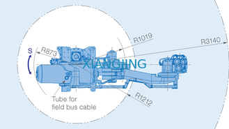 YASKAWA GP165R แขนกลมือสอง 165kg Payload 3143mm Arm Robots