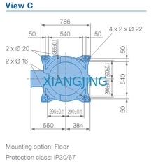 YASKAWA GP600 ใช้แขนหุ่นยนต์สำหรับหยิบและวาง 600kg Payload
