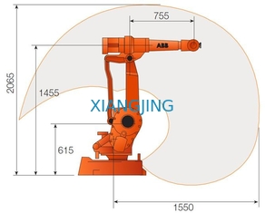 หุ่นยนต์ขัดเงา ABB มือสอง แขนหุ่นยนต์ IRB 2400 พร้อมหุ่นยนต์ทำงานอุตสาหกรรม 6 แกน