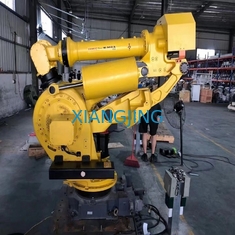 Fannuc R-2000ic/210F หุ่นยนต์ Fanuc ที่ใช้ในอุตสาหกรรมพร้อมตู้ควบคุมสอนจี้