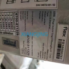 6700-205/2.8 หุ่นยนต์ ABB ที่ใช้ในอุตสาหกรรม 205 กก. น้ำหนักบรรทุกพร้อมจี้ตู้สอน