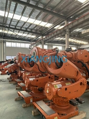 IRB 660 หุ่นยนต์ ABB มือสองพร้อมแท่นวางสินค้า 180 Kg หุ่นยนต์อุตสาหกรรม Palletizer Robot