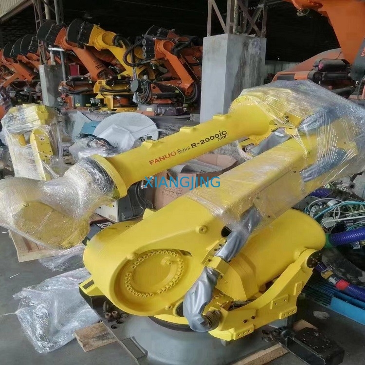 หุ่นยนต์ Fanuc มือสอง R-2000iC/210F พร้อมตู้ R-30iB Plus สอนจี้ หุ่นยนต์อุตสาหกรรมมือสอง