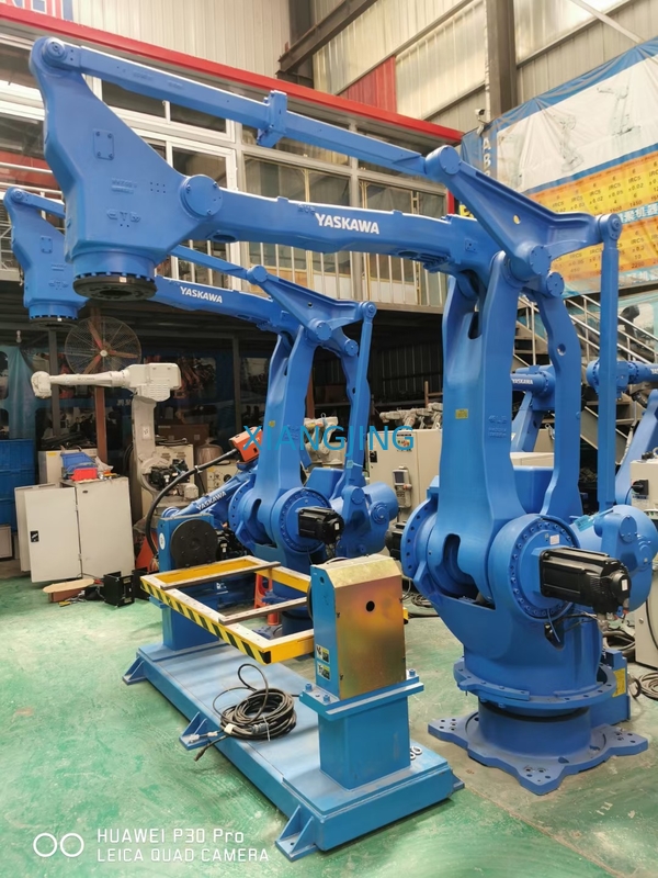 แขนหุ่นยนต์อุตสาหกรรม Yaskawa GP180 มือสองสำหรับการหยิบและวางพร้อมกริปเปอร์