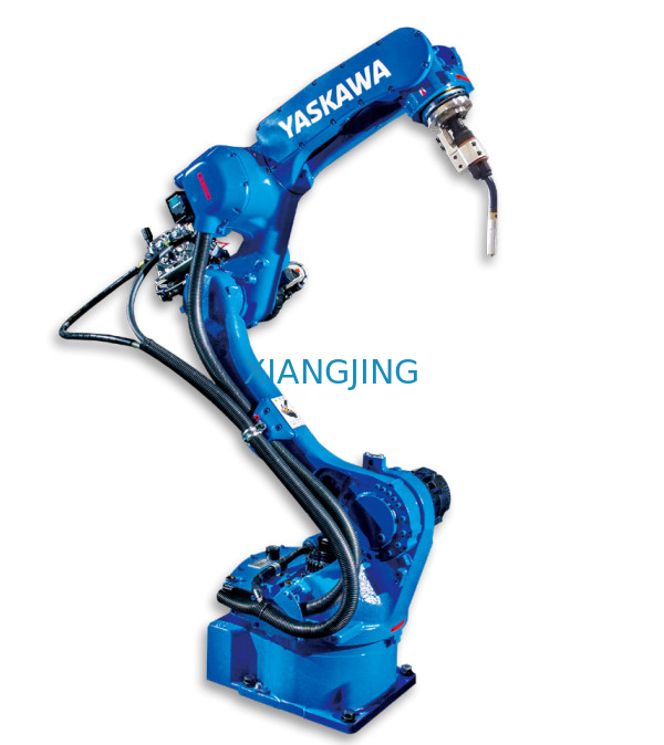 เครื่องเชื่อมและไฟฉายเชื่อม Mig สำหรับหุ่นยนต์อุตสาหกรรม YASKAWA ที่ทรงพลัง หุ่นยนต์เชื่อมอาร์คแขนหุ่นยนต์ 6 แกน