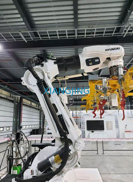 หุ่นยนต์บรรจุหีบห่อของ Hyundai HP160 แขนหุ่นยนต์น้ำหนักบรรทุก 160KG และการเข้าถึง 3128 พร้อมกริปเปอร์แบรนด์จีน